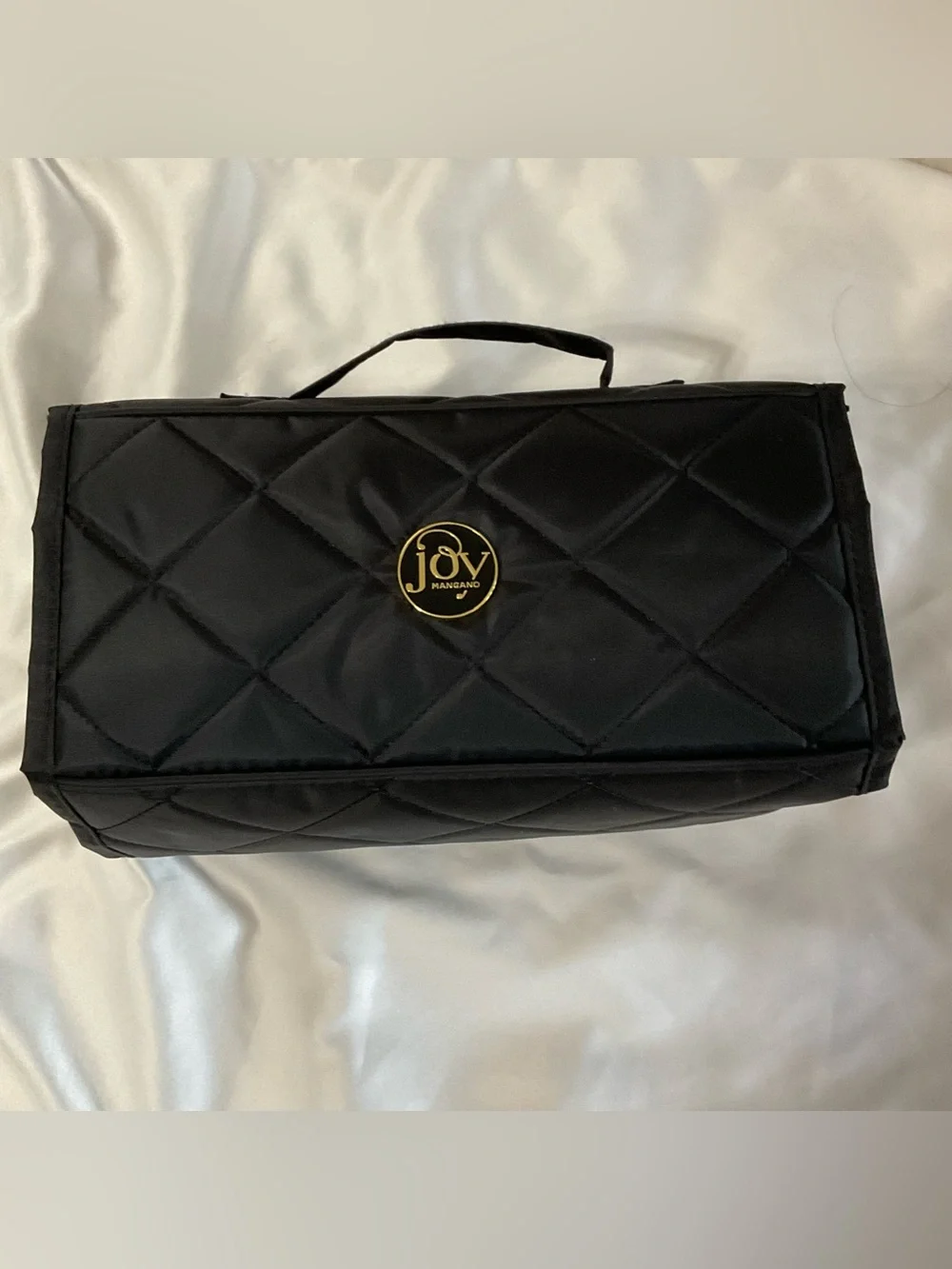 NWOT Joy Mangano Better Beauty Case w/ clear detachable compartments, black